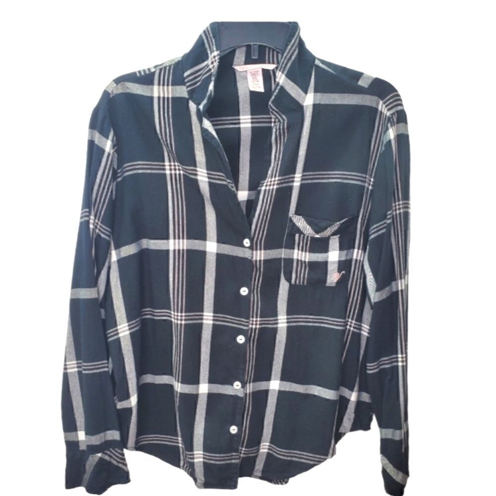 Victoria's Secret Patterned Sleepwear Top Size S